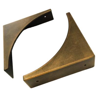 China Direct Industry Manufacturer Furniture Hardware Copper Polishing Processing Custom Corner Pad for sale