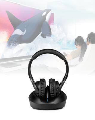 China Noise Cancelling 30 Meters UHF Wireless Earphone For Family Cinema for sale