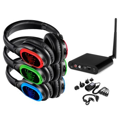 China High Fidelity Sound Silent Disco Headphones And Transmitters For Parties for sale