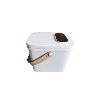 China ABS 2023 White Vacuum Moisture-proof Pet Food Storage Container for Dog and Cat Snacks for sale