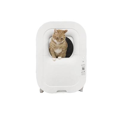 Chine Toilette automatique de litière pour chats de 16L avec déodorant et contrôle APP à vendre