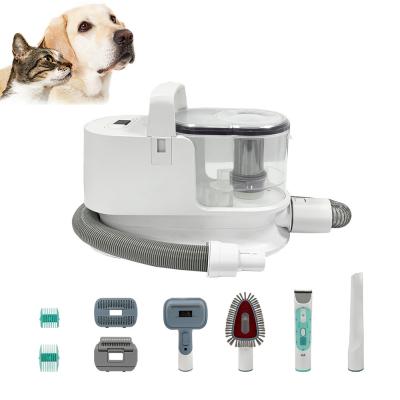 China 3.9kg Grooming Tools Pet Grooming Vacuum Kit Cleaning Trimmer Clipper Vacuum Cleaner for sale