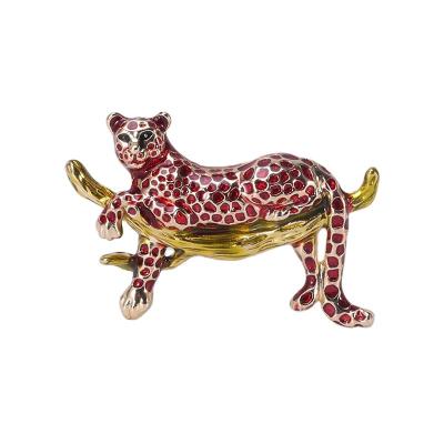 China New ALLOY design oil drip leopard fashion brooch for ladies for sale