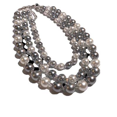 China Casual / Sporty Elegant And Simple Imitation Pearl Customize Sale Pearl Necklace for sale