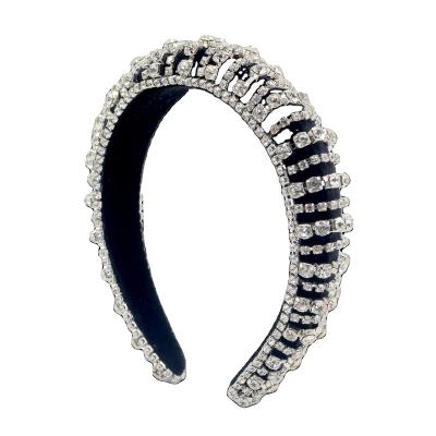 China 2020 Wholesale Women's Designer Headband Fashionable Cheap Price Rhinestone for sale