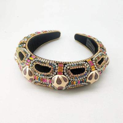 China Best Fashion Design Popular Selling Luxury Stone Headband For Women Wedding Party for sale