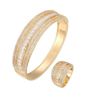 China CLASSIC High Quality Micro Zirconia Bangle Sparkly Bracelet For Women Girls Gift Party for sale