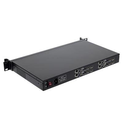 中国 Haiwei 4 channel HDMI and CVBS h.264 hd iptv encoder channel transcoder support h.265 satellite glitch HTTP RTMP RTSP SDK HSC-R104 販売のため