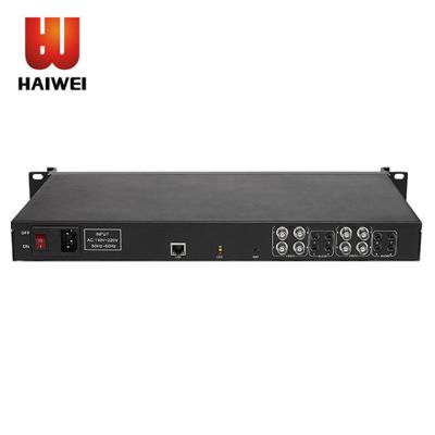 中国 Professional Digital TV Head-end Haiwei TV System SD Digital CVBS to IP Video Encoder with 8 in 1 CVBS AHD Video Encoder 販売のため