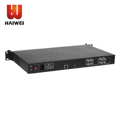 China Digital TV Head-end System Haiwei H3408B Professional 8 channels tv headend digital cvbs to ip encoder for tv channel hotel iptv for sale