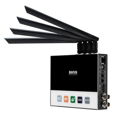 China Live Streaming Haiwei HDMI Encoder IDS To IP ABR Multilink Encoder 3 SIM Card 4G Link WIFI 4K Encoder Bond Router For Live Streaming for sale