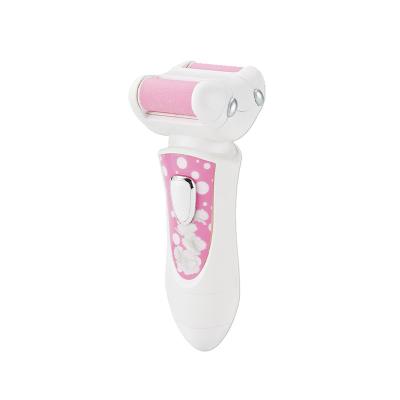 China Hot Sale Car Pink Dry Cell Electric Foot Callus File Heel Dead Skin Remover for sale