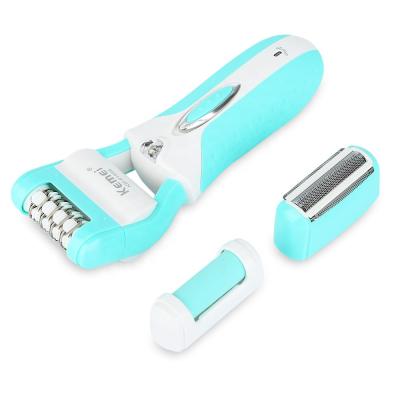 China High Quality Car Low Price 3 In 1 Beauty Tool Kit Carbon Steel Two Blade Rotary Epilator for sale