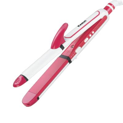 China High Quality Multifunctional Safety Thermoregulation/LCD/3in1 Hair Styling Tools Creative 3 in 1 Straightener and Curling Iron for sale