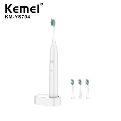 China Dupont Brush 2021 New Portable Travel Filling Waterproof Washable Sonic Electric Toothbrush KM-YS704 for sale