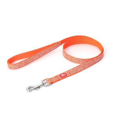 China Custom Wholesale Large Nylon Pet Braided Rope Leads Braided Collar Dog Walking Leash for sale