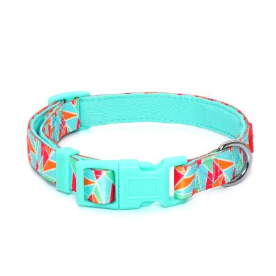 China Personalized Pet Strap Polyester Sublimated Dog Collar With Custom Design for sale