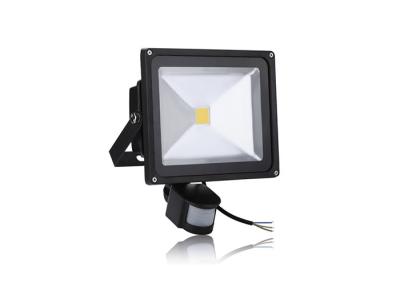 China Outdoor White  IP65 30w Pir Led Floodlight With Motion Detector Community Lighting for sale