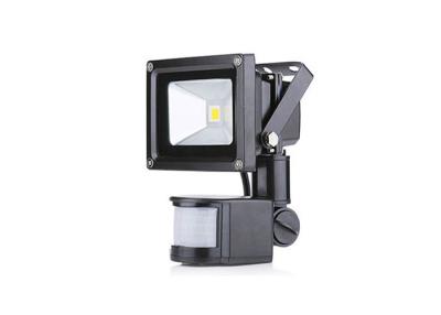 China White 10w High Power Led Floodlight With Pir Sensor And Override Security Lighting for sale