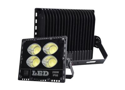 China Black Body White 200w Outdoor Led Flood Lights Slim Yard Lawn Compound Lighting for sale