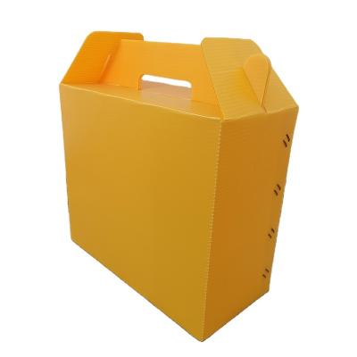 China Good Price Waterproof Corrugated Plastic Box Polypropylene Moving Collapsible PP Folding Sheet With Handles for sale