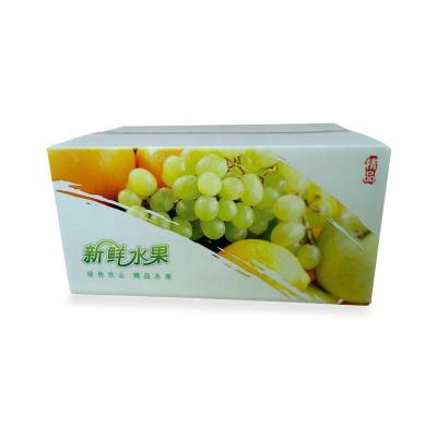 China Waterproof Fruit Vegetable Banana Carton Custom Shipping Plastic Corrugated Packaging Boxes for sale