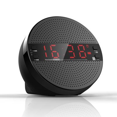 China Easiny MX-21 Wireless Desktop Digital Alarm Clock Speaker Mobile Phones MP3 Player LED Sleep White Noise Radio Machine for sale