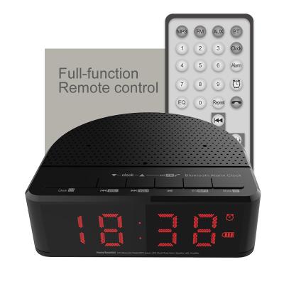 China The AUX wireless speaker. LUMINOVA MX-01RR USB TF Card With Mosque Prayer Time Alert Auto MP3 Remote Control Speaker Led Digital Alarm Clock for sale