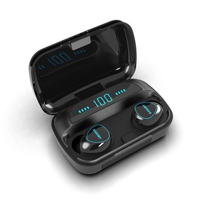 China Tws Earbuds With Microphone Wireless New Product 5.1 TWS LED Display Power Bank Headset Earbuds Earphone OEM/ODM Easiny S14 2021 newest powerbank for sale