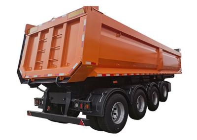 China 70 der hydraulischen Tipper Truck Trailers U Form-Tonnen Art-16 Reifen-Kasten zu verkaufen