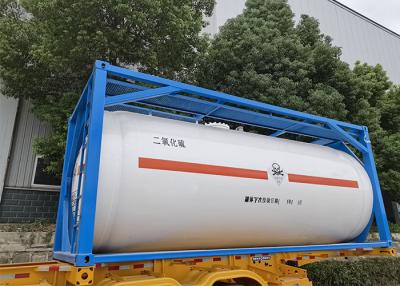 China Zwaveldioxide T50 ISO-tankcontainer Chemische vloeistofopslag Te koop