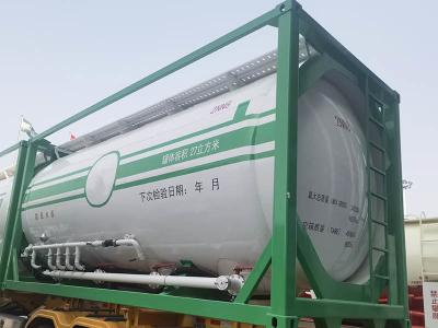 Cina Il contenitore in serie LSXC 27m3 BV del carro armato del cemento di iso ha certificato 20ft in vendita