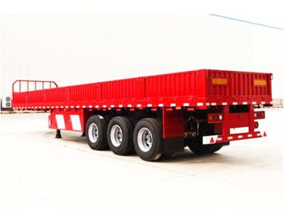 China triple plano Axle Flatbed del remolque 11.00r20 de 40000kg los 40ft en venta