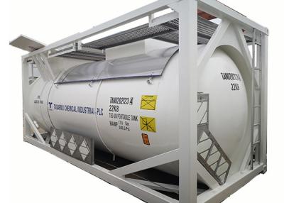 China ASME T50 ISO Tank Container LR Liquid Chlorine Storage Tanks for sale