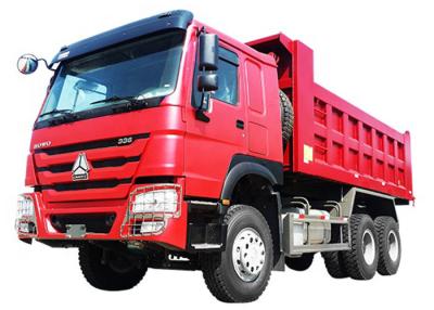 China 2022mm Tipper Dump Truck 6X4 Howo 375 PK-Stortplaats Regelbaar Stuurwiel Te koop