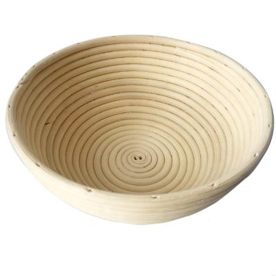 China Hot Sale Pastry Baking Tool 22*8.5cm Disposable 9 Inch Dough Bowl Round Basket Proofing for sale