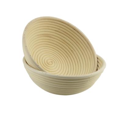 China 9 Inch 23*8.5cm Sustainable Round Bread Proofing Basket Dough Bowl for sale