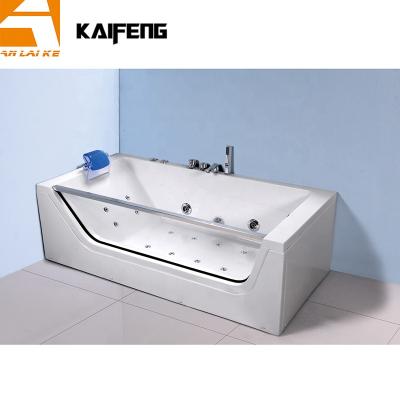 China Hydromassage jets new style single whirlpool bathtub with TV, KF-639 for sale