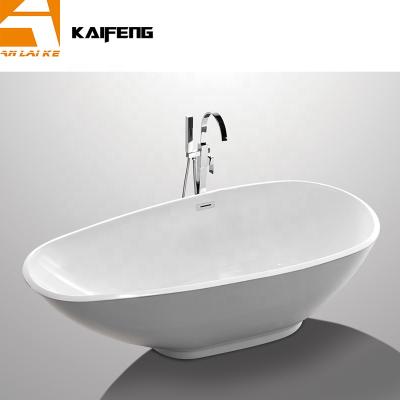 China Irregular Double Slipper Large CE Free Standing Slipper Bathtub, KF-763 for sale