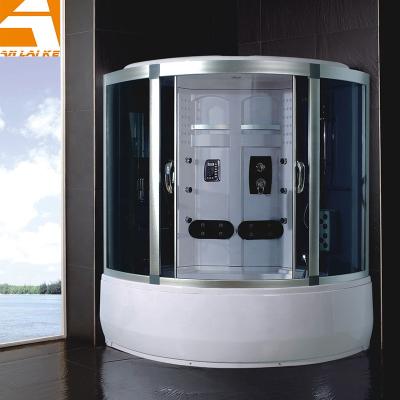 China Multifunctional Luxury Whirlpool Bathtub Shower Enclosure with TV, KF-817 for sale