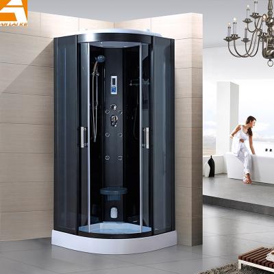 China Multifunctional cheap black glass bathroom shower box, GT002 for sale