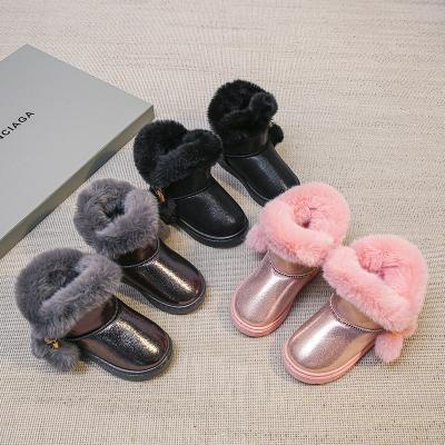 China Around New 2021 Wool Princess Hanging Padded Boots Comfortable And Keeping Warm For Kids Snow Boots for sale