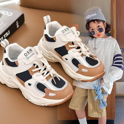 China Anti-odor Boys' Sports Shoes 2021 New Children's Fashion Lightweight Panda Shoes Girls Running Sports Shoes for sale