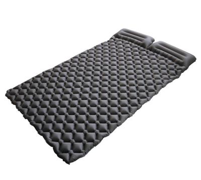 China Outdoor Camping Hiking Inflatable Ultralight Portable Thickened Outdoor Waterproof Mat Car Traveling Double Outdoor Camping Sleep Mat Tent Air Cushion Mat for sale