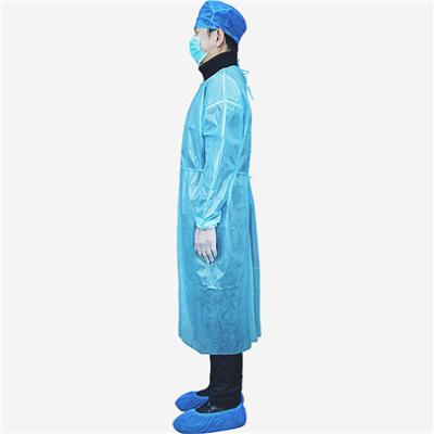 China Prevent Droplets Breathable Disposable Isolation Gown Safety Competitive Price Medical Waterproof Protective Clothing Factory Supply for sale