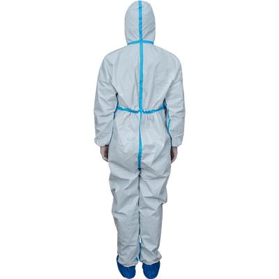 China Antibacterial Chemical Protective Isolation Overall Disposable Medical Suits for sale