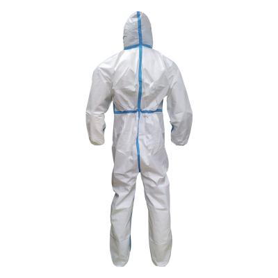 China Impermeable Sterile Impermeable Disposable Overall Isolation Gown for sale