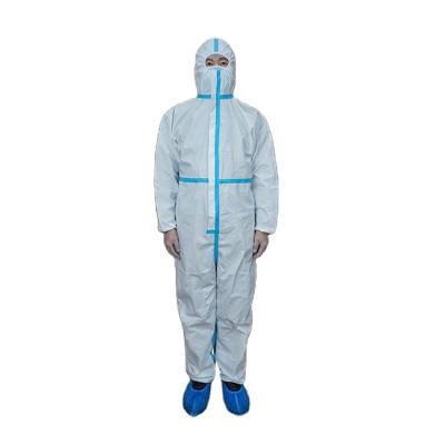 China Protective Clothing Coveralls Comfortable Fit Disposable Coverall Suit for sale