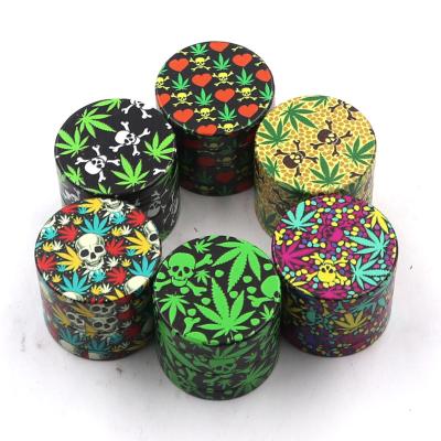 China Full Color Zinc Alloy 4 Piece Herb Grinding Tobacco Grinder for sale