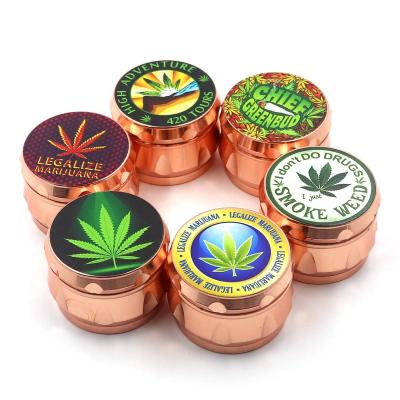 China Tobacco Wholesale Drum Zinc Alloy Herb Grinder Grinding Shape for sale